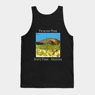 Cactus and flowers as seen in Picacho state park in Arizona Tank Top